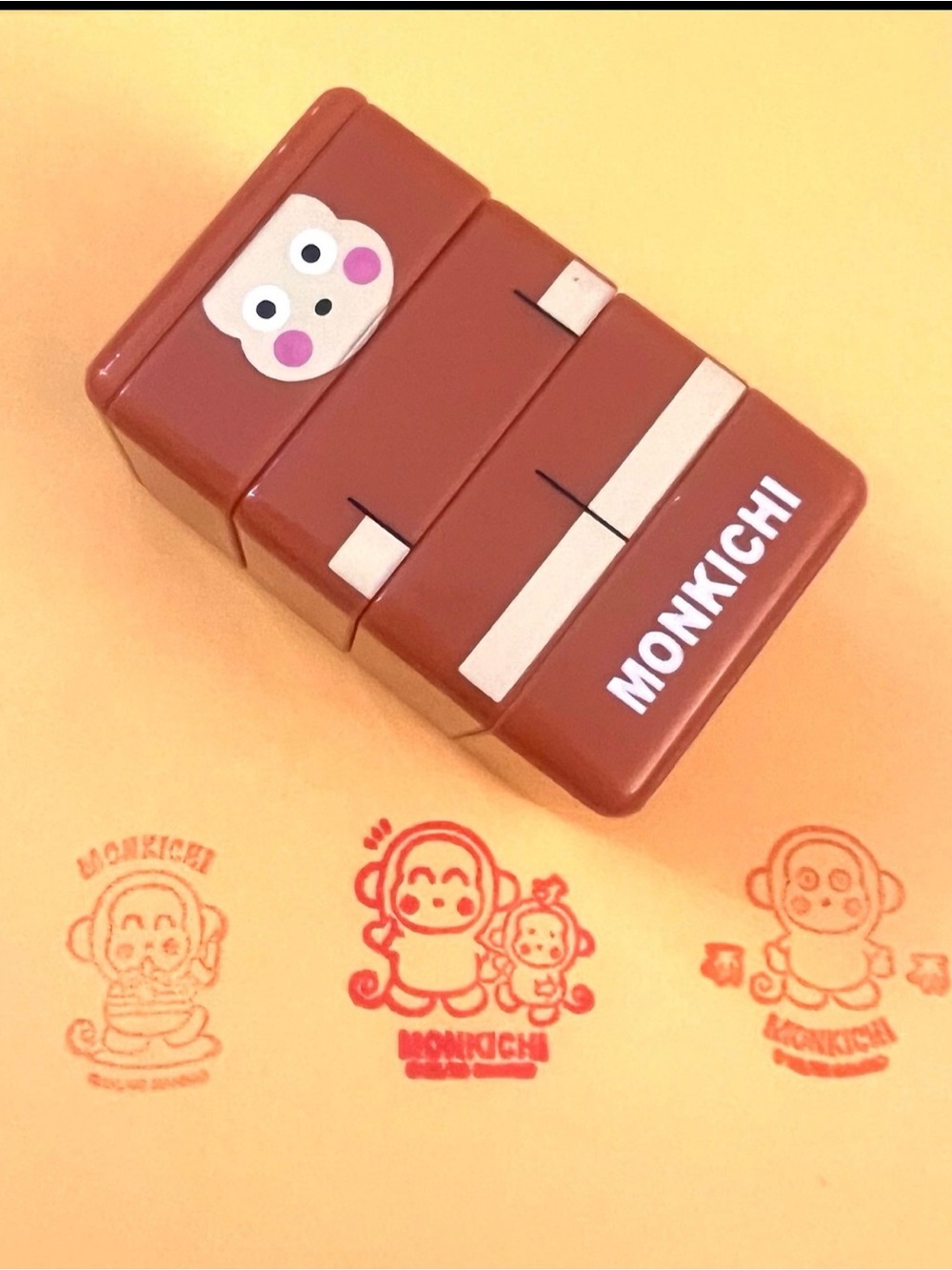 Rare Vintage Stackable Monkichi Stamps
